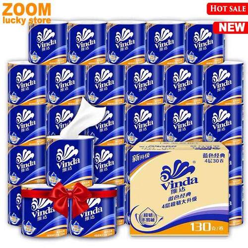 30 Rolls Vader Big Roll Of Clean Toilet Paper Septic Safe