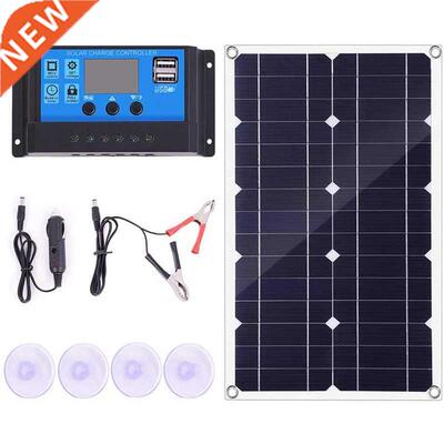 100W Solar Panel Kit 12V Battery Charger Controller for Cara