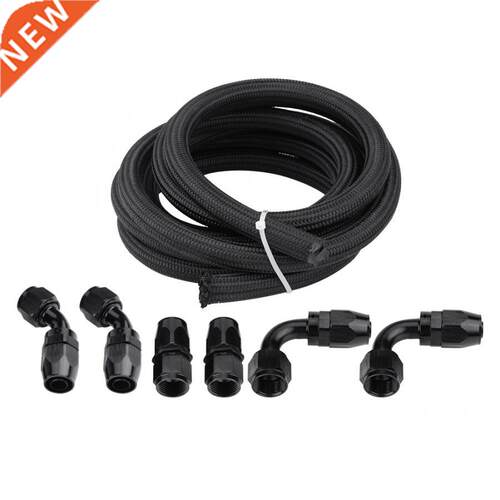 AN10 Fitting Stainless Steel Nylon Braided Oil Fuel Hose Lin