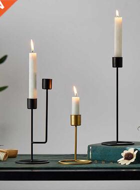 Europe Home Decoration Metal Candlestick Living Room Wedding
