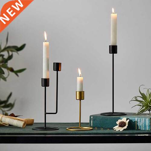 Europe Home Decoration Metal Candlestick Living Room Wedding