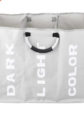 Folding Laundry Basket Round Storage Bin Bag Large Hamper Co