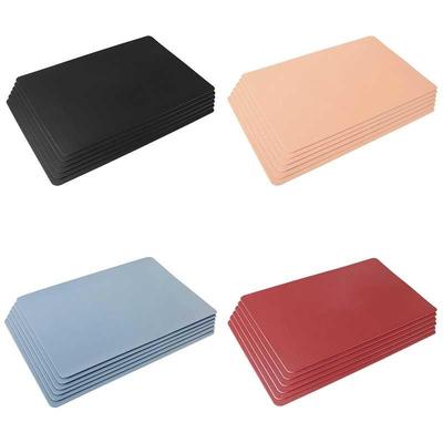 PU Leather Placemats Set of 6 Waterproof Heat Insulation Sta