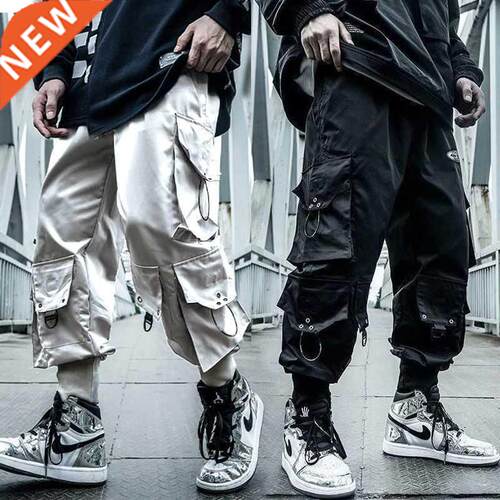 Multi-pocket Oversize Cargo Pants Mens Clothing Sreetwear re