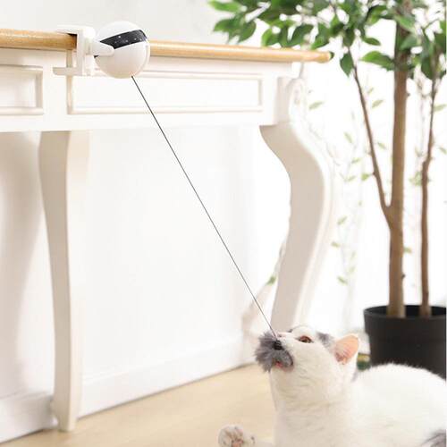 Funny Electric Cat Toy Lifting Ball Cats Teaser Toy Electric