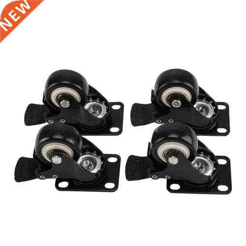Furniture Caster Wheel Soft Rubber Universal Roller Wheels F