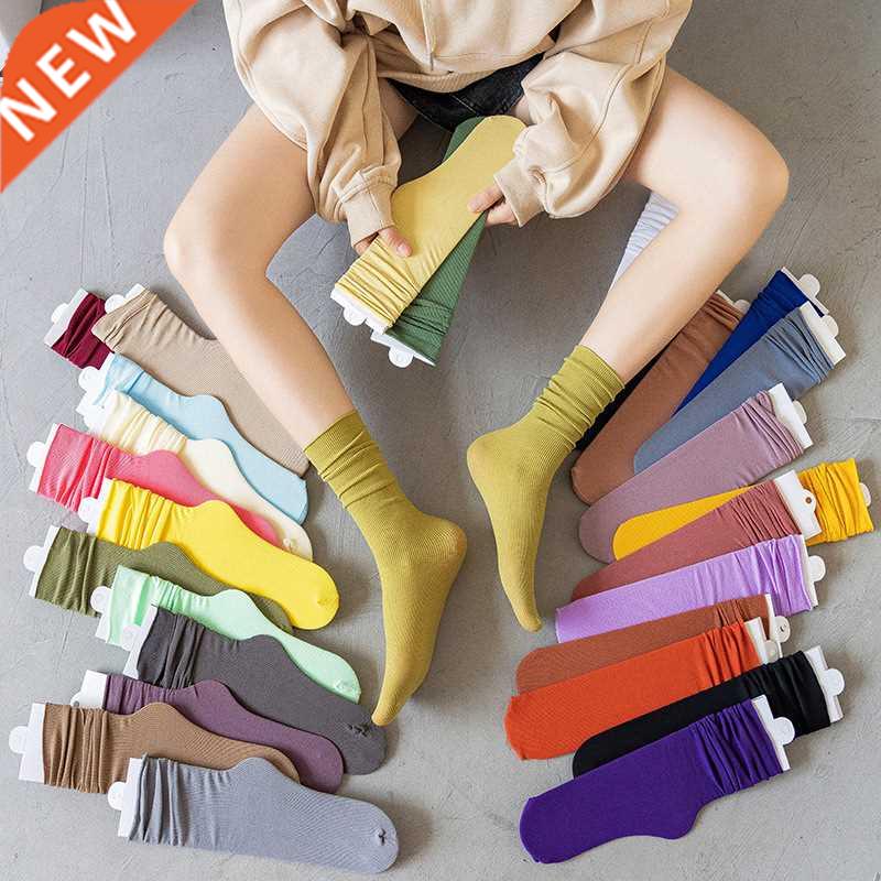 1 Pair Women Socks Summer Spring New Thin Loose Socks Colorf