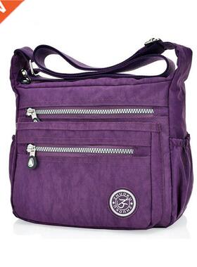 New Women Nylon Handbag Shoulder Ladies Purse Messenger Satc