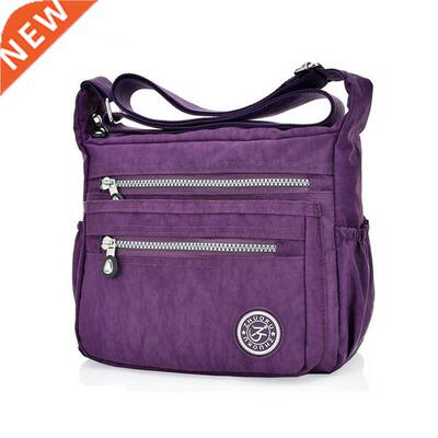 New Women Nylon Handbag Shoulder Ladies Purse Messenger Satc