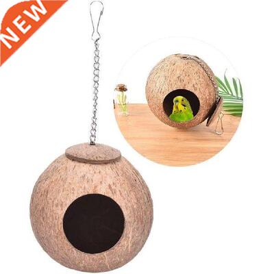 Natural Small Pet Coconut Cages Pet Cage for Hamster Guinea