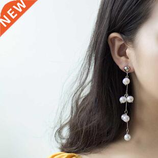 European and Amercan fashon earrngs new pearl tassel