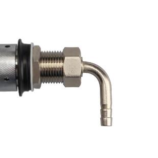 Draft Beer Faucet Connectors- 90° Tailpiece Elbow + Hex