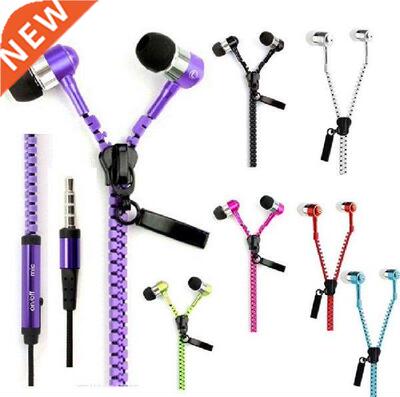 MOONBIFFY Kingstar 3.5Mm In Ear Zipper Metal Oortelefoon