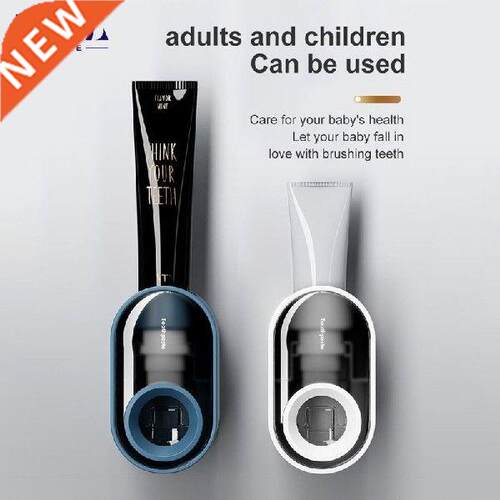 Wall Mount Toothpaste Dispenser Holder Automatic Toothpaste