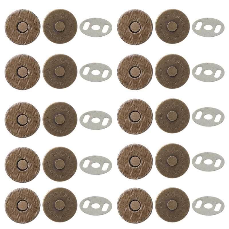 14/18mm 10pcs Magnetic Button Clasp Purse Handbag Clothing