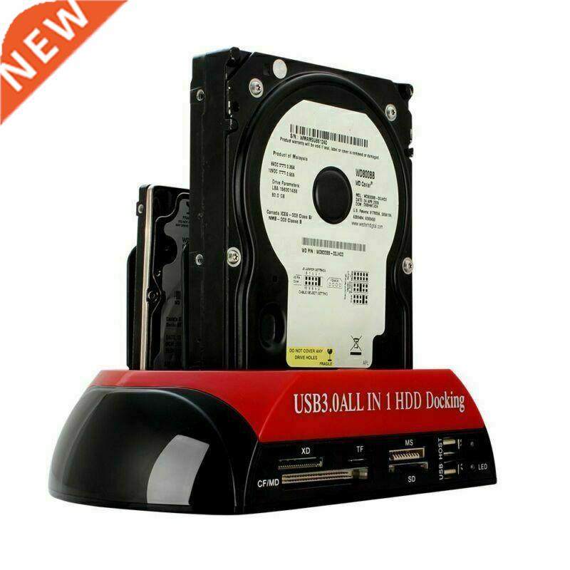 dual all in 1 hd/hdd dock/docking station hard disk/drive hd