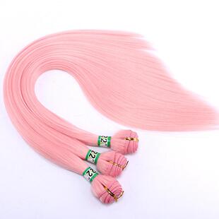 Synthetic Straight Hair Bundles 100 Gram One Piece Purple Ye