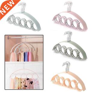 41x22.6cm 5Hole Ring Rope Slots Holder Hook Scarves Organize