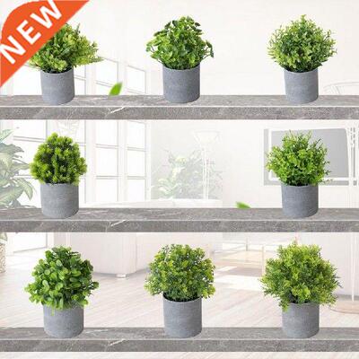 Artificial Plant Pot Grass Desktop Decoration Plastic