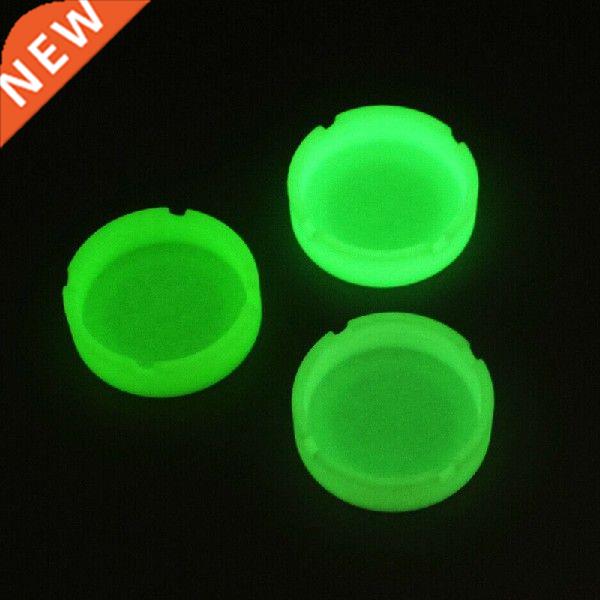 Glow n The Dark Lumnous Slcone Soft Ashtray For Smokng