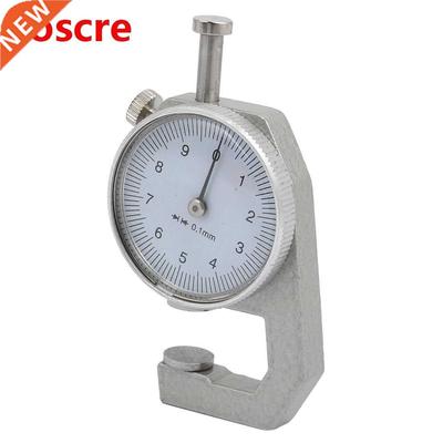 1PC 0-10mm New Dial Thickness Gauge 10mm Leather Paper Thick