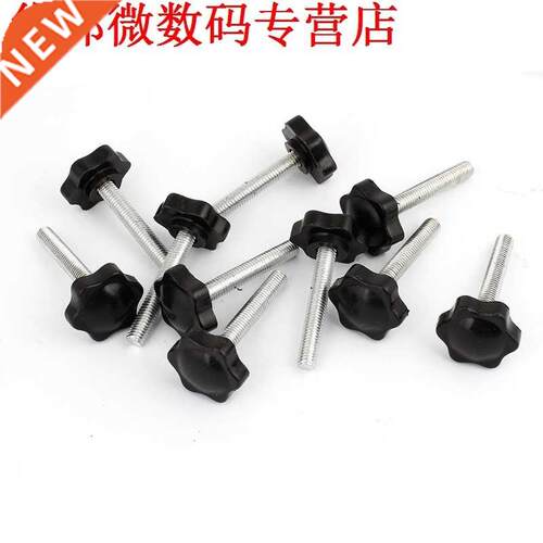10 Stks M8x50mm Buitendraad Vastklemmen Schroef op Star Knop