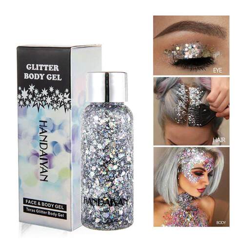 Eye Glitter Nail Hair Body Face Glitter Gel Art Flash Heart