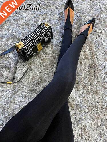 TiulZial Black Skinny Stretch Leggings Women Autumn Club Par
