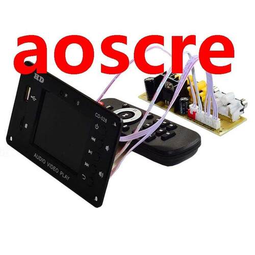 Bluetooth 5.0 MP3 Decoder Player 2.8Inch HD 7-24V Multimedia
