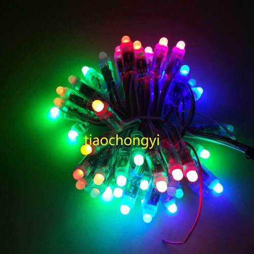 50PCS 5V WS2811 Pixel Modle 12mm Full Color Digital +T500 co