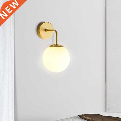 Nordic Modern Wall Lamp Beside Bedroom Glass Ball LED Wall L