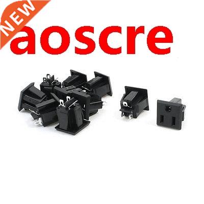 10pcs US 2P 3P Plug Socket PCB Board Power Adapter Connector