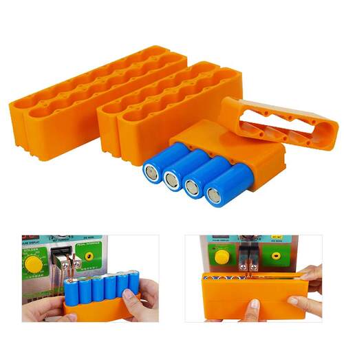 SUNKKO 18650 Battery Fixture Single Row Fixed Double Sided