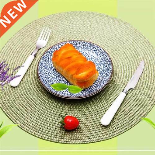 Round Weave Placemat Fashion PP Dining Table Mat Disc Pads