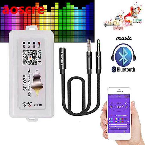 WIFI RGB SP107E Pixel IC SPI Music Bluetooth Controller for
