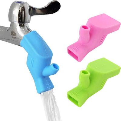 3/2/1pc Kitchen Sink Faucet Extender Rubber Elastic Nozzle G