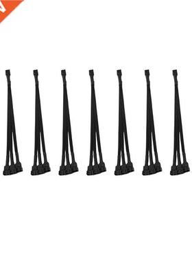 10 Pieces 1 Point  4Pin Extension Cable Pwm Coing Fan Hub