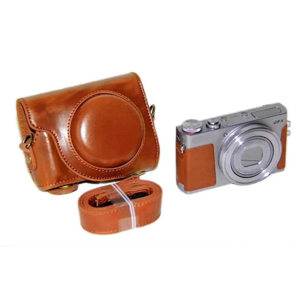 PU Leather Camera Bag Case For Canon Powershot G9 X G9X G9 X