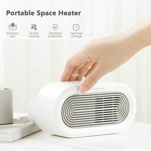 250W Electrc Heater Fan Desktop Heatng Fast Power Savng W