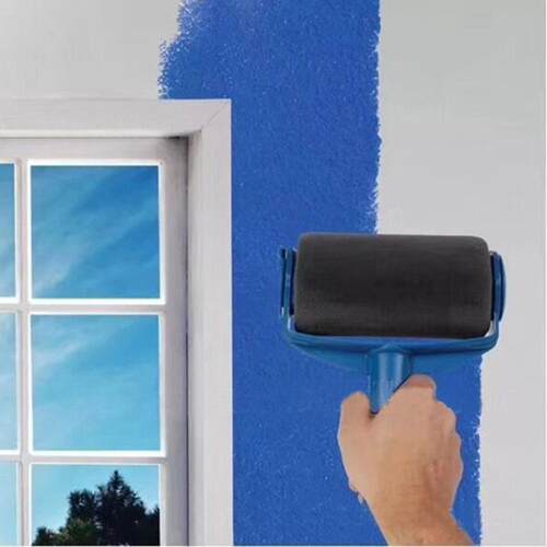 Household Multi-functional Roller Brush with Handle Wall Dec