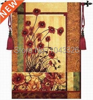 135*85cm The charm of poppy home textile landscape pictures