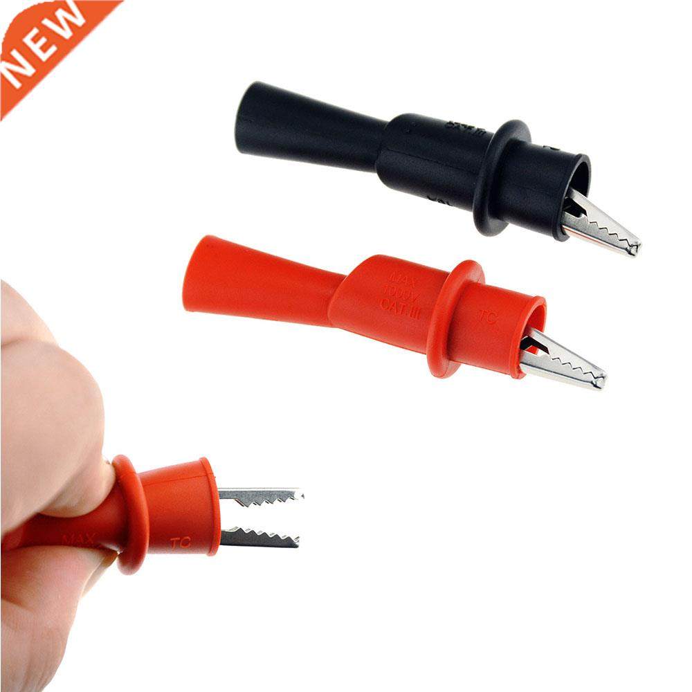 2PCS 1000V/10A Alligator Crocodile Test Clip Clamp For Unive