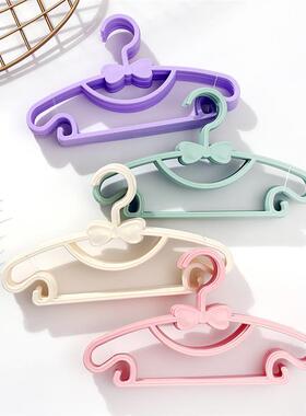 10pcs/Lot Kids Clothes Hangers Portable Multifunction Hook D