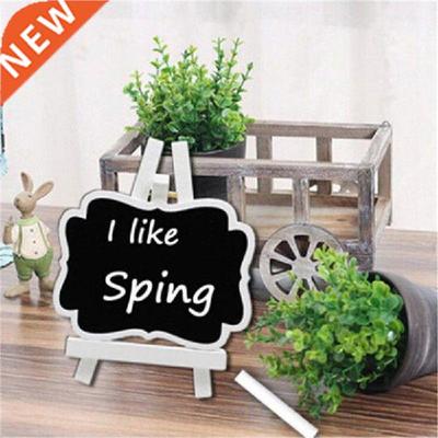 New Hot 10Pcs Mini Wooden Blackboard Chalkboard Stand