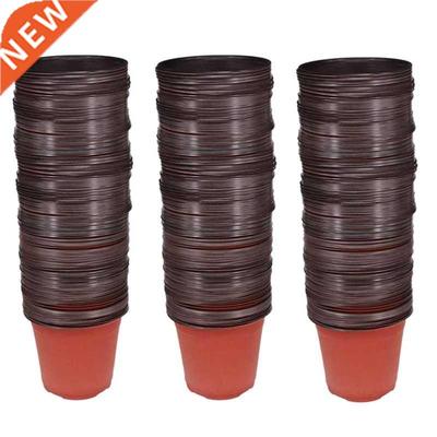 150Pcs 4.72 Inch Plastic Flower Seedlings Nursery Supplies P