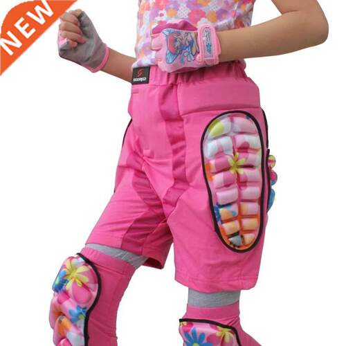 Kids Outdoor Roller Skating Protective Hip Padded Shorts Kne