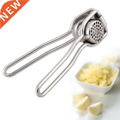 Stainless Steel Multifunction Garlic Press Crusher Kitchen