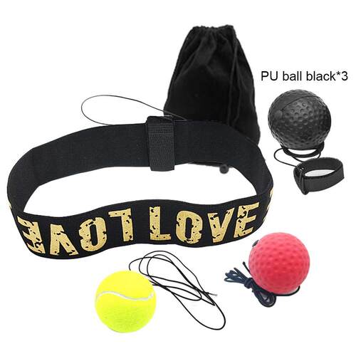 Boxing Reflex ball speed with Adjustable Headband head-moun