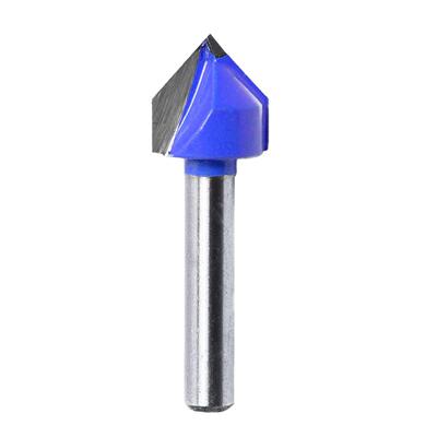 1pcs 1/4 Shank 90 Degree V Groove Sign Lettering V-Groove V