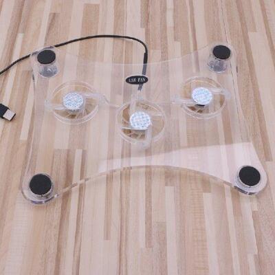 Blue LED Light -Fan Cooler USB Cooling Pad Stand For PS2